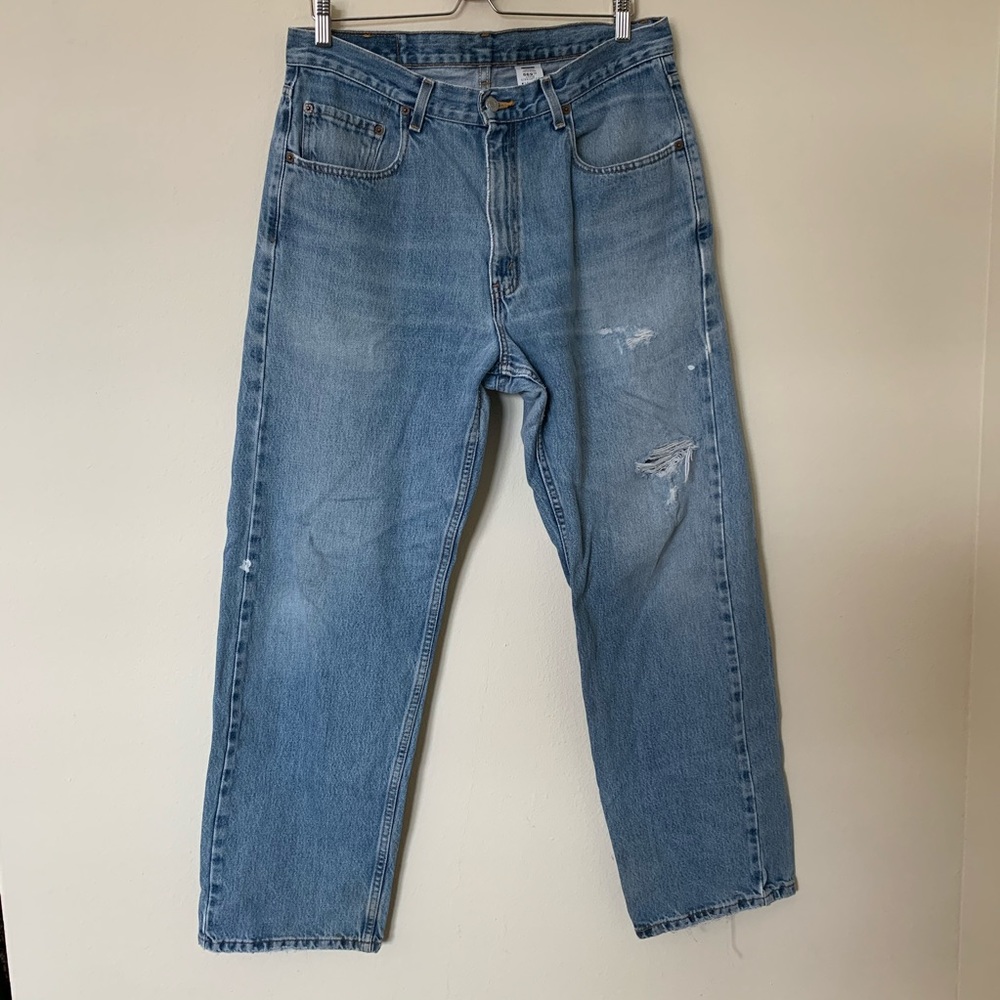 Vintage Levi High Rise Light Blue Denim Jeans